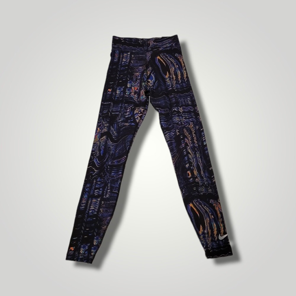 Nike Tight Fit High Rise Full Length Multicolored Leggins Womens Size XS